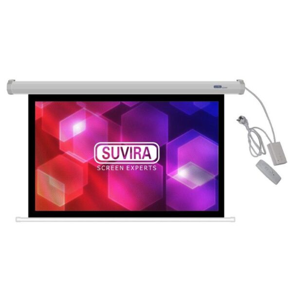 Suvira 150 Inches Motorised Projector Screen Mw Size- 4x6 Feet
