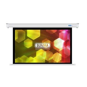 SUVIRA 4X6 FEET PROJECTOR MOTORISED SCREEN
