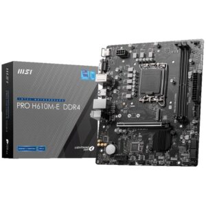 MSI PRO H610M-E DDR4 Motherboard