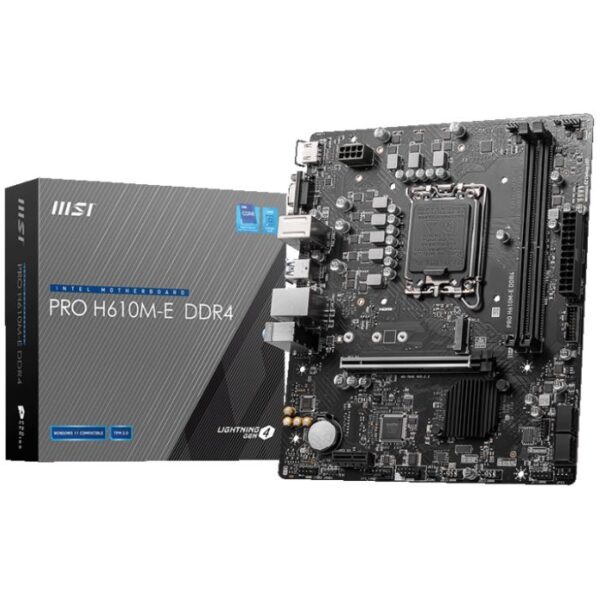 MSI PRO H610M-E DDR4 Motherboard